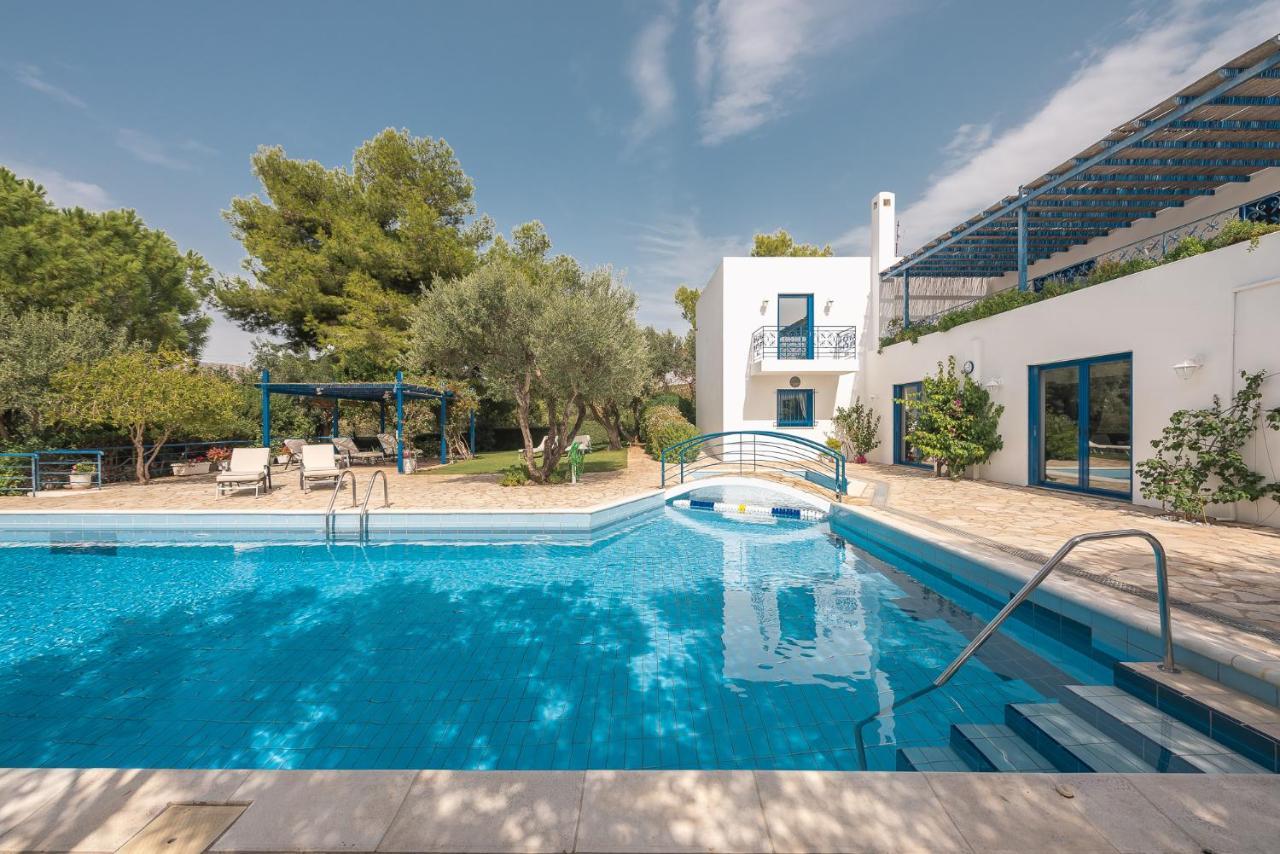Summer Villa Pasiphae Private Pool - Bbq -Beach 2Min Sounion Exterior photo