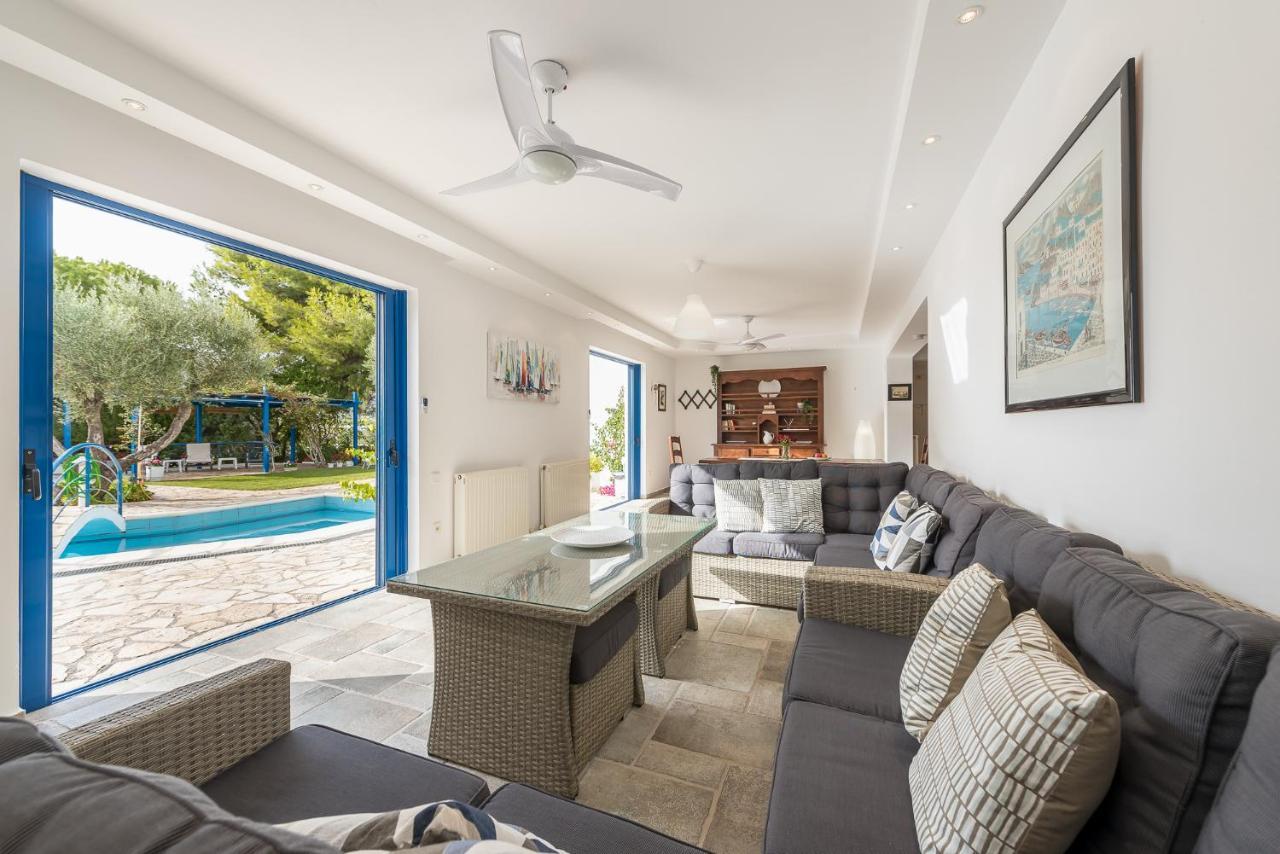 Summer Villa Pasiphae Private Pool - Bbq -Beach 2Min Sounion Exterior photo
